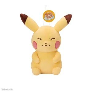 Rare Bandai Pokémon Pikachu Plush – Café Art Edition by Banpresto (12”)